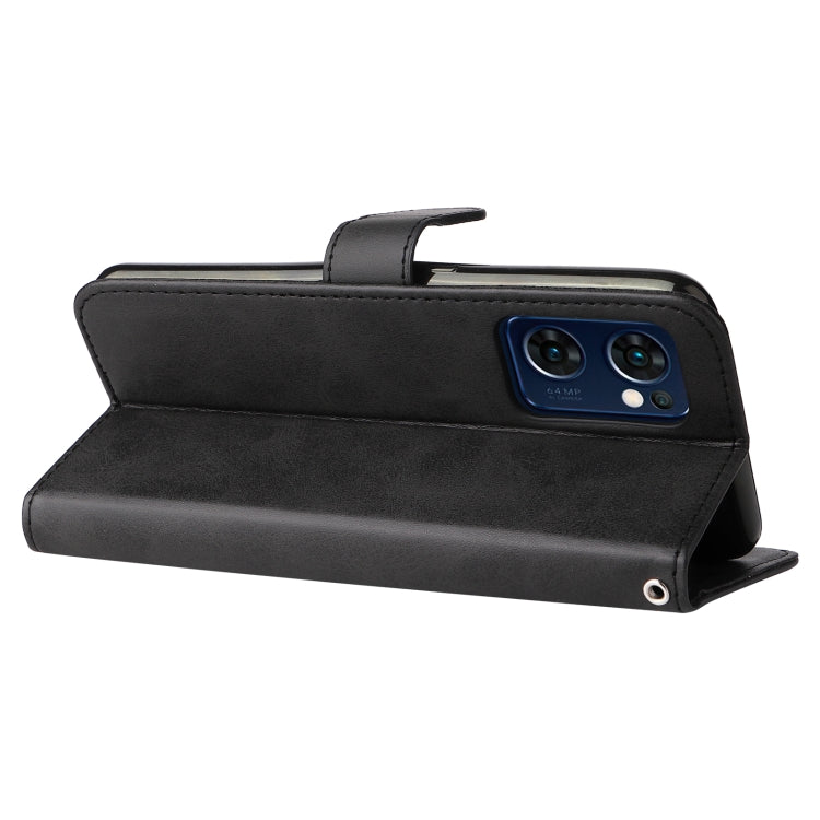 For OPPO Reno7 5G / Find X5 Lite International Version Fashion Calf Texture Zipper Horizontal Flip Leather Case