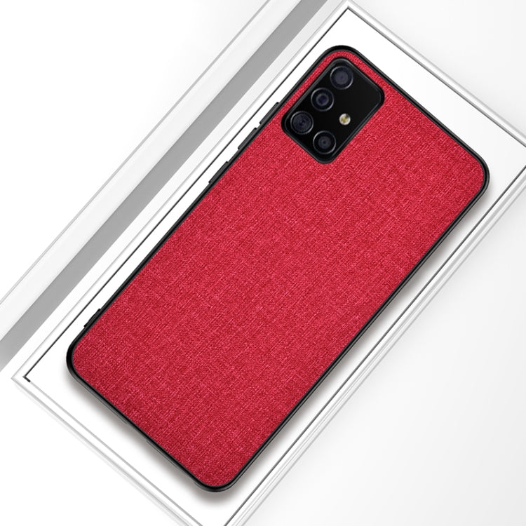 For Galaxy A51 Shockproof Cloth Protective Case