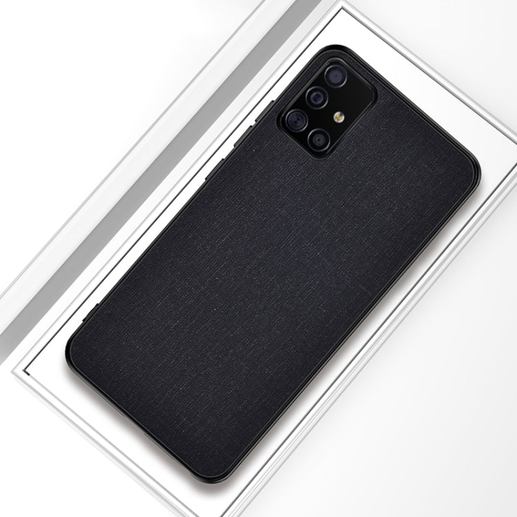 For Galaxy A51 Shockproof Cloth Protective Case