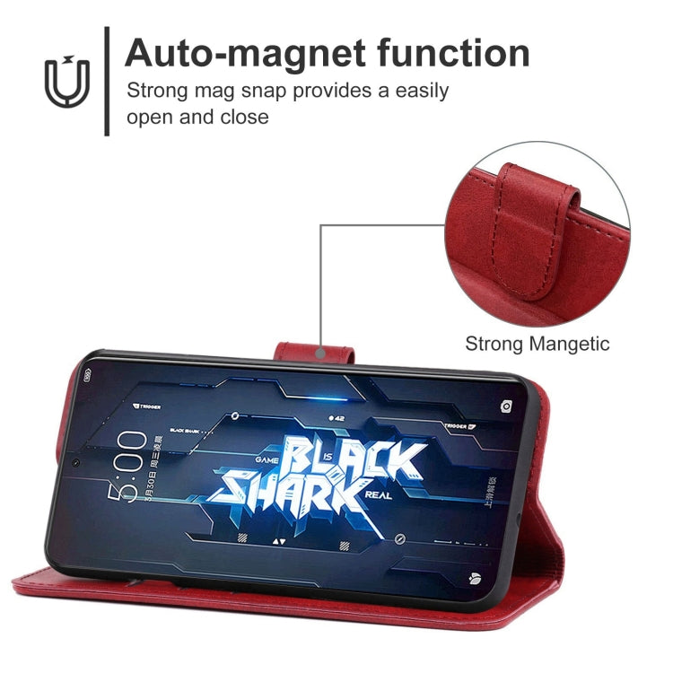 For Xiaomi Black Shark 5 Leather Phone Case