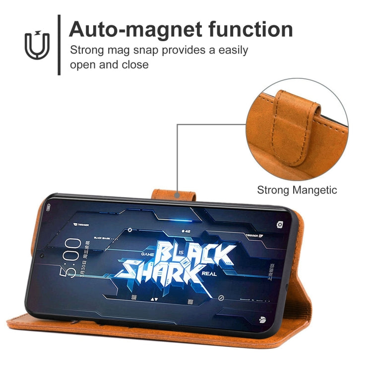 For Xiaomi Black Shark 5 Leather Phone Case