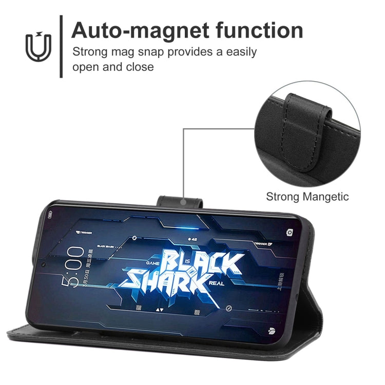 For Xiaomi Black Shark 5 Leather Phone Case