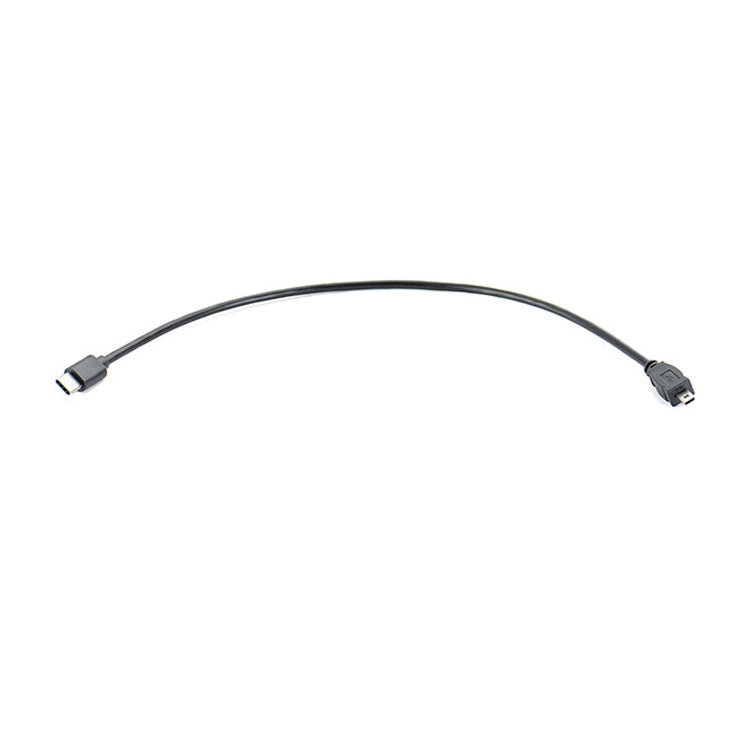 5 PCS 30cm Type-C / USB-C to Mini 8 Pin OTG Phone Data Cable for Nikon(Black)
