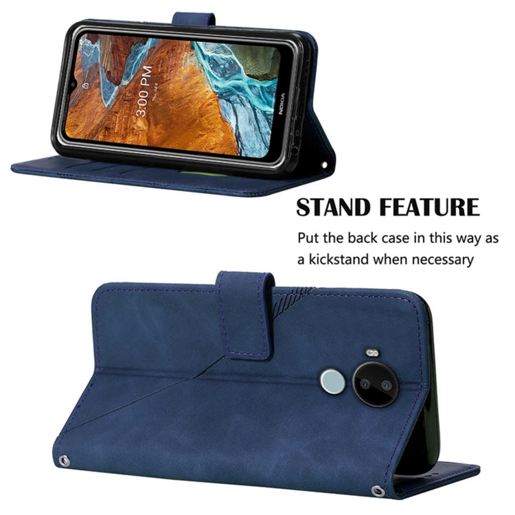 For Nokia C30 Crossbody 3D Embossed Flip Leather Phone Case