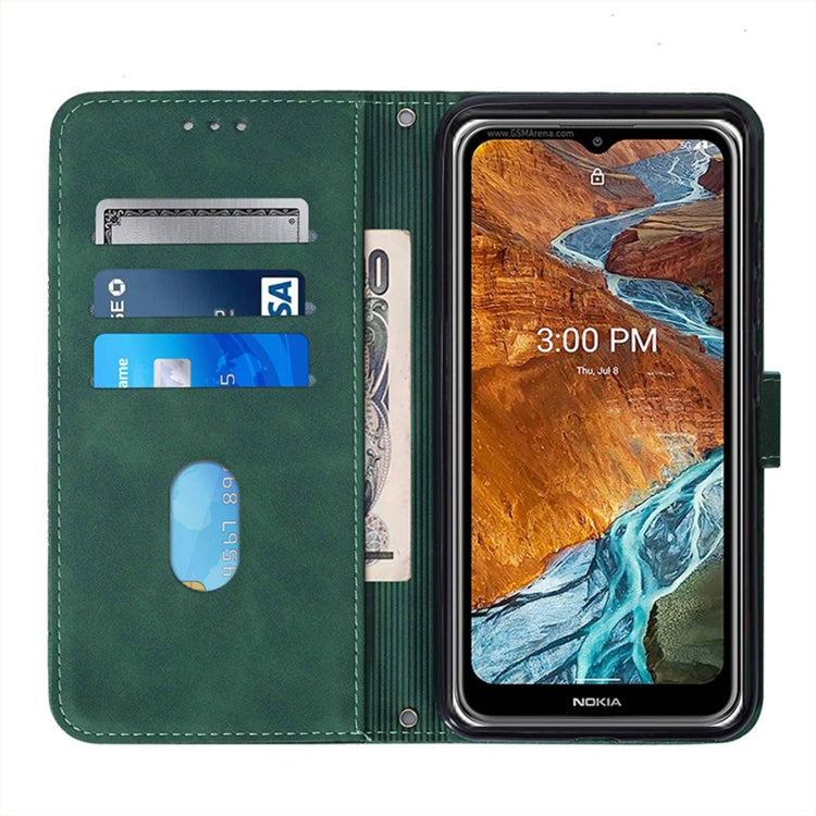 For Nokia C30 Crossbody 3D Embossed Flip Leather Phone Case