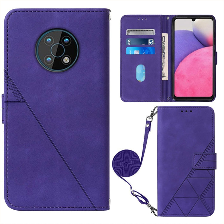 For Nokia G50 Crossbody 3D Embossed Flip Leather Phone Case