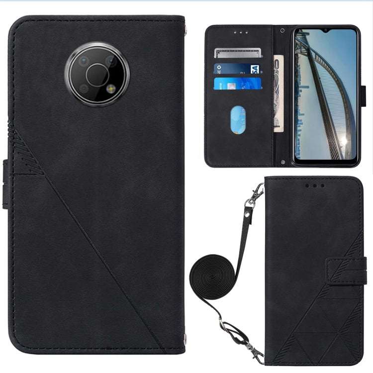 For Nokia G300 Crossbody 3D Embossed Flip Leather Phone Case