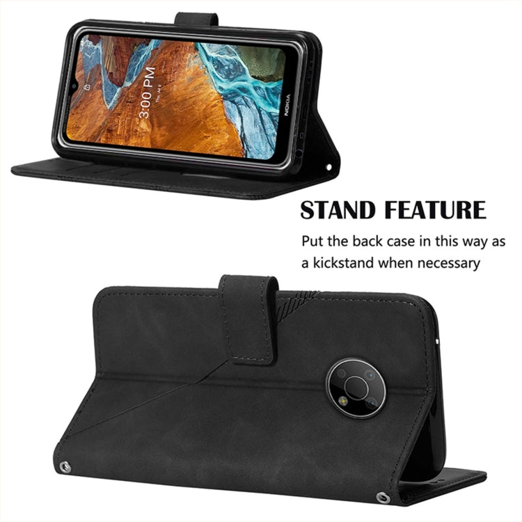 For Nokia G300 Crossbody 3D Embossed Flip Leather Phone Case