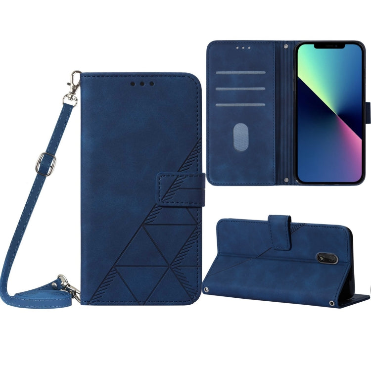 For Nokia C1 2020 Crossbody 3D Embossed Flip Leather Phone Case