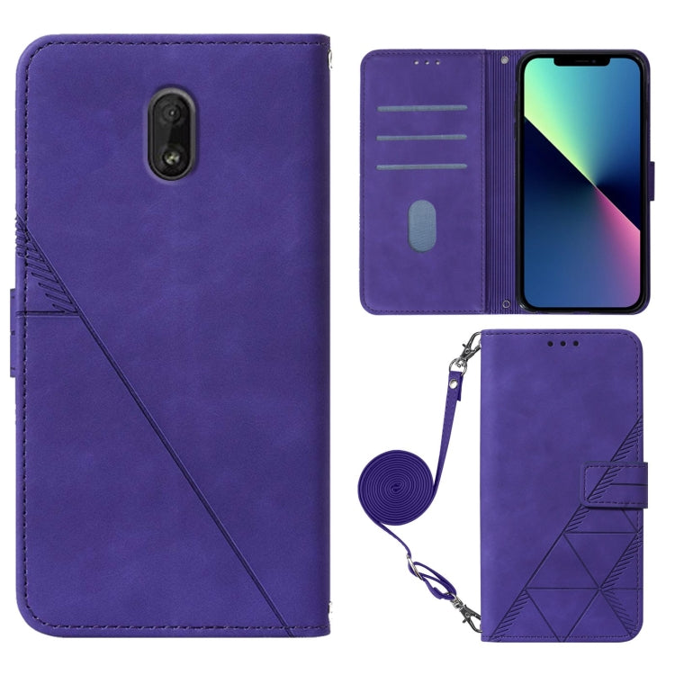 For Nokia C1 2020 Crossbody 3D Embossed Flip Leather Phone Case