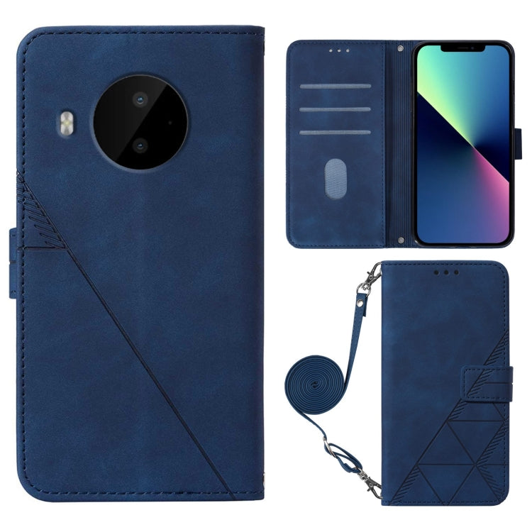 For Nokia C20 Plus Crossbody 3D Embossed Flip Leather Phone Case