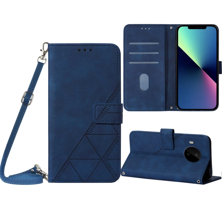 For Nokia C20 Plus Crossbody 3D Embossed Flip Leather Phone Case