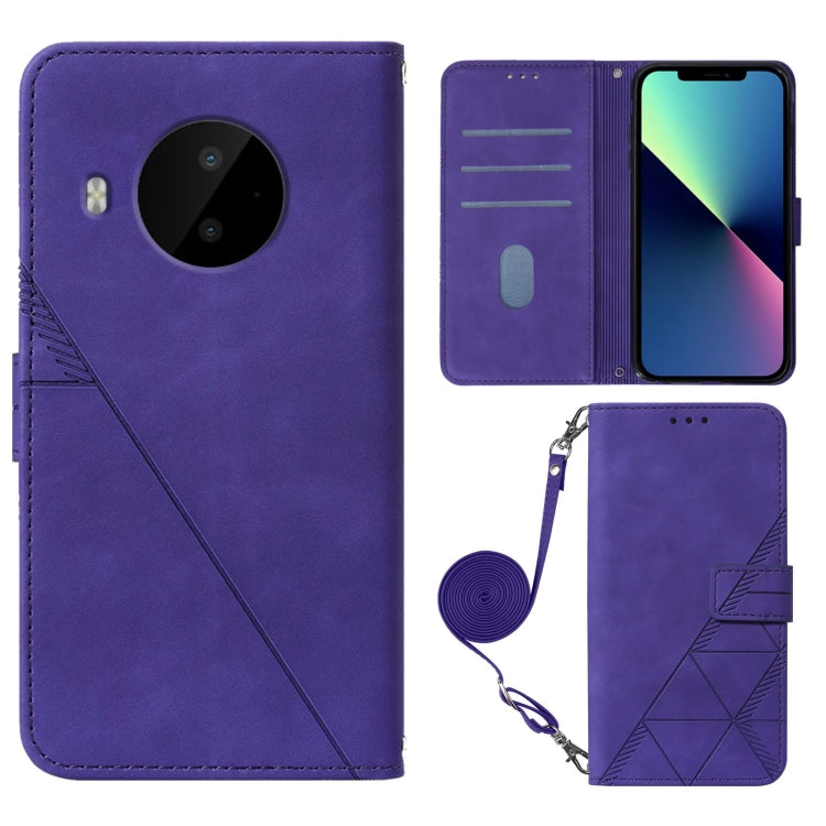 For Nokia C20 Plus Crossbody 3D Embossed Flip Leather Phone Case