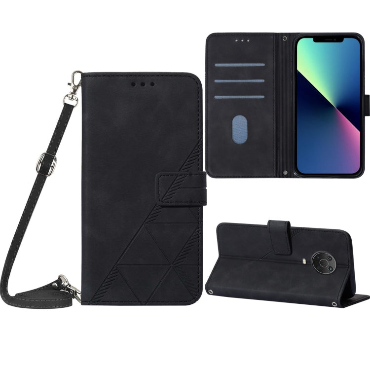 For Nokia G20 / G10 / 6.3 Crossbody 3D Embossed Flip Leather Phone Case