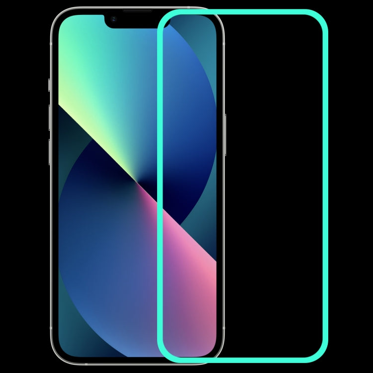 For iPhone 13 mini Luminous Shatterproof Airbag Tempered Glass Film
