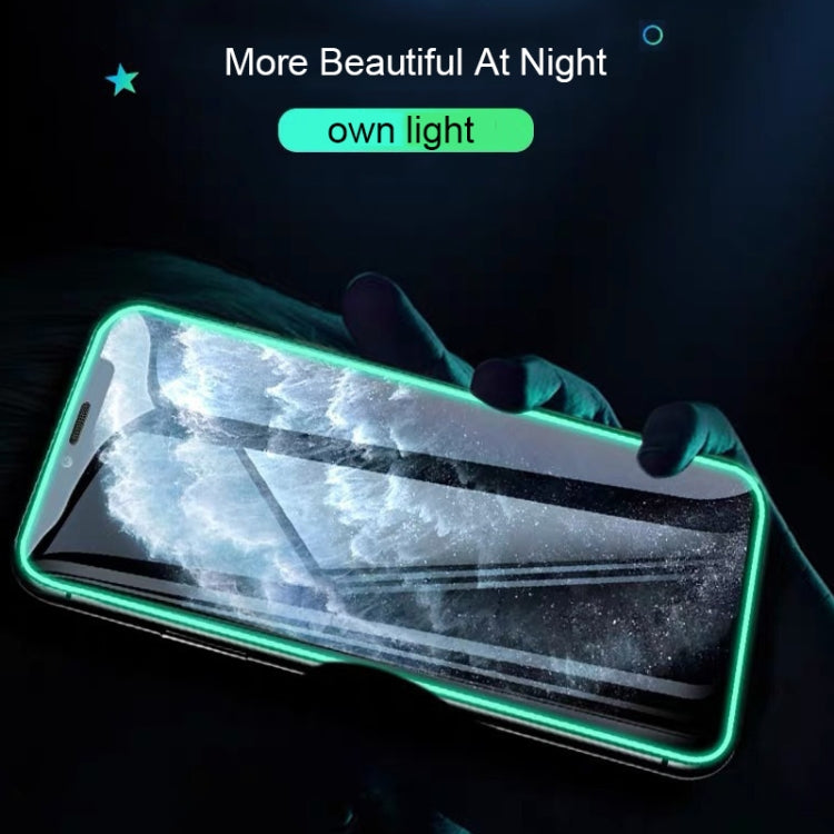 For iPhone 11 / XR Luminous Shatterproof Airbag Tempered Glass Film