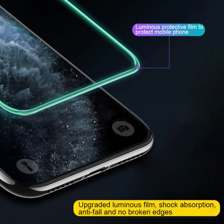 For iPhone 12 Pro Max 25pcs Luminous Shatterproof Airbag Tempered Glass Film
