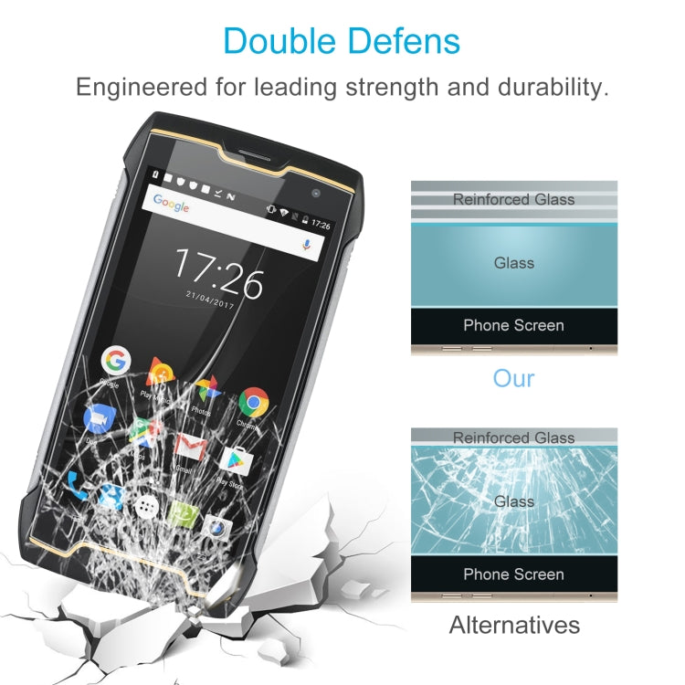 10 PCS 0.26mm 9H 2.5D Tempered Glass Film For CUBOT King Kong