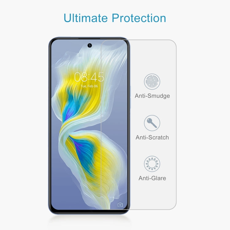 10 PCS 0.26mm 9H 2.5D Tempered Glass Film For Tecno Camon 18i