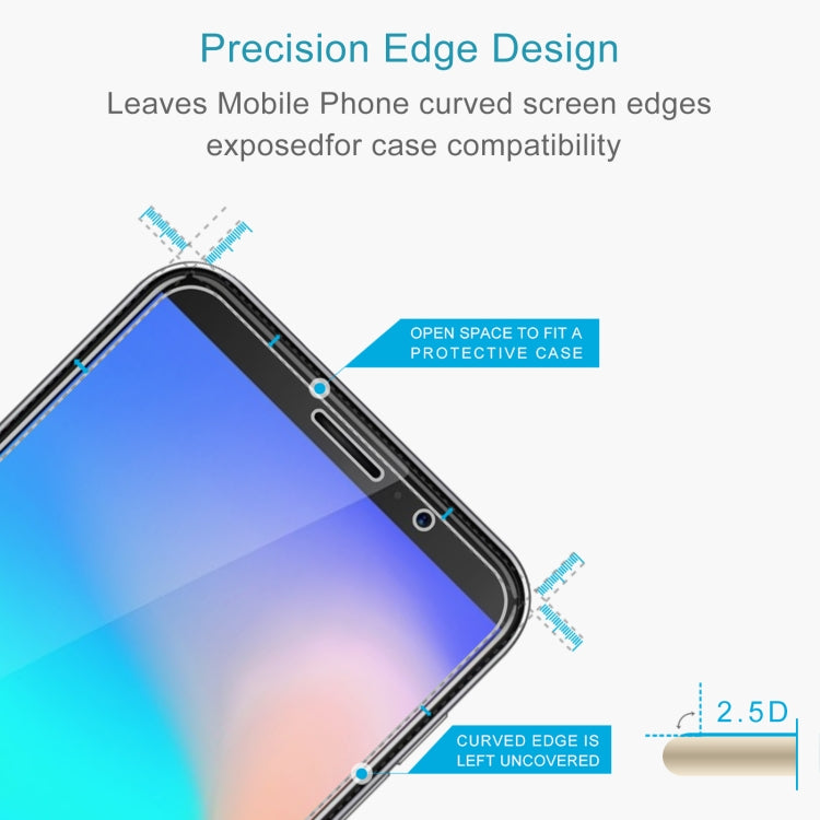 50 PCS 0.26mm 9H 2.5D Tempered Glass Film For CUBOT J3 Pro