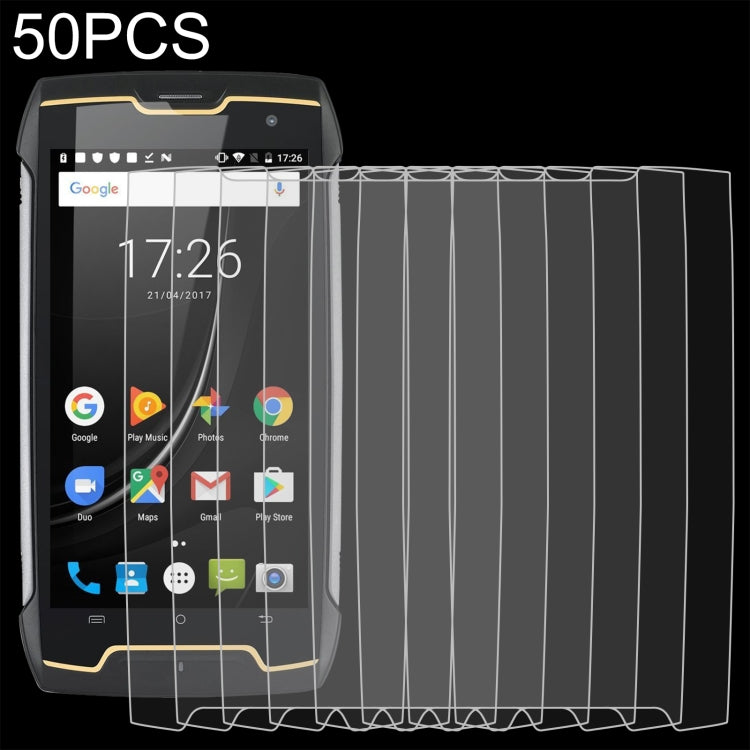 50 PCS 0.26mm 9H 2.5D Tempered Glass Film For CUBOT King Kong