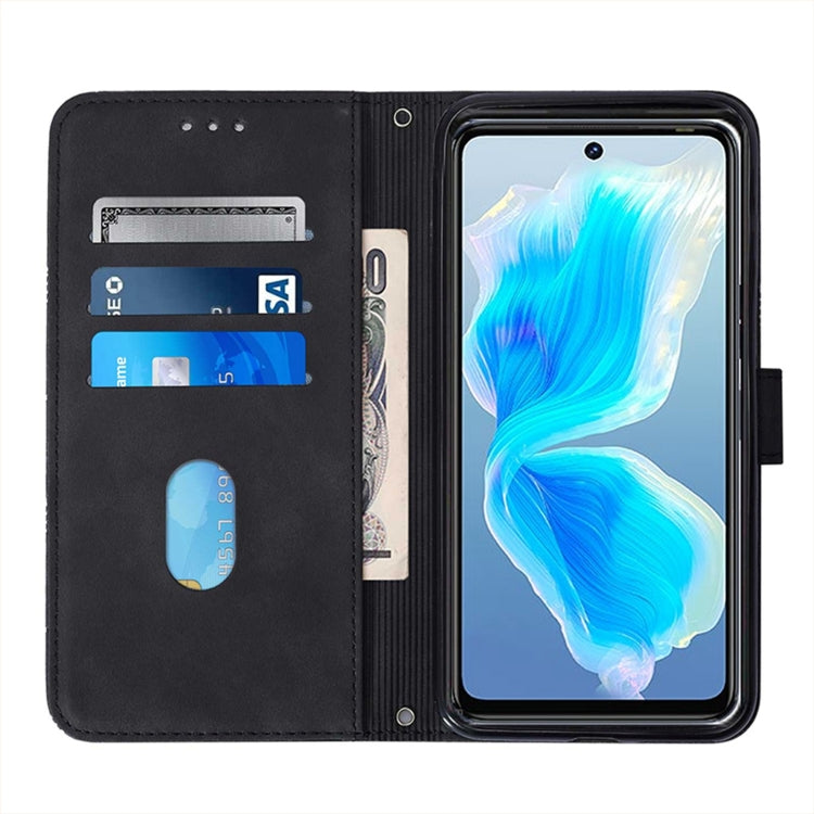 For Tecno Camon 18 Crossbody 3D Embossed Flip Leather Phone Case
