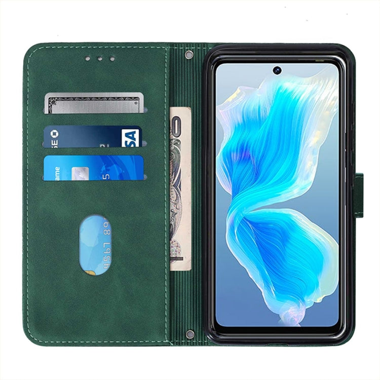 For Tecno Camon 18 Crossbody 3D Embossed Flip Leather Phone Case