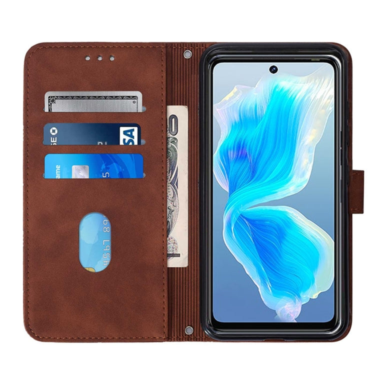 For Tecno Camon 18 Premier Crossbody 3D Embossed Flip Leather Phone Case