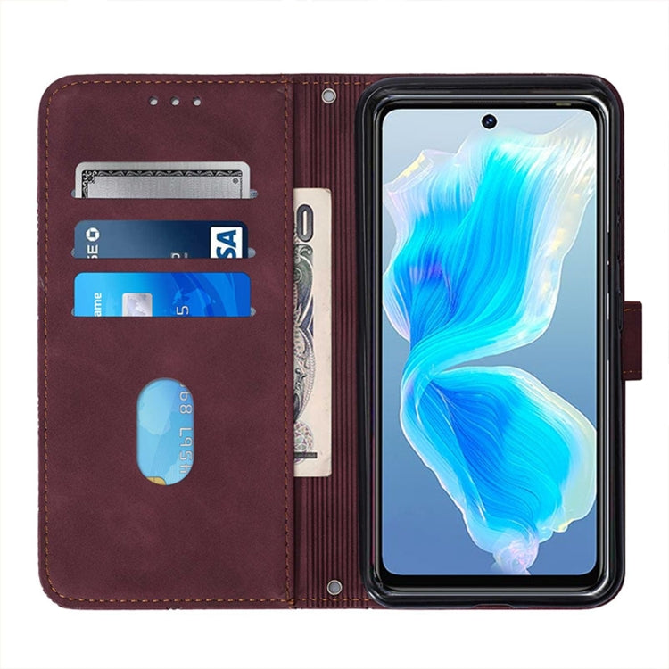 For Tecno Camon 18 Premier Crossbody 3D Embossed Flip Leather Phone Case