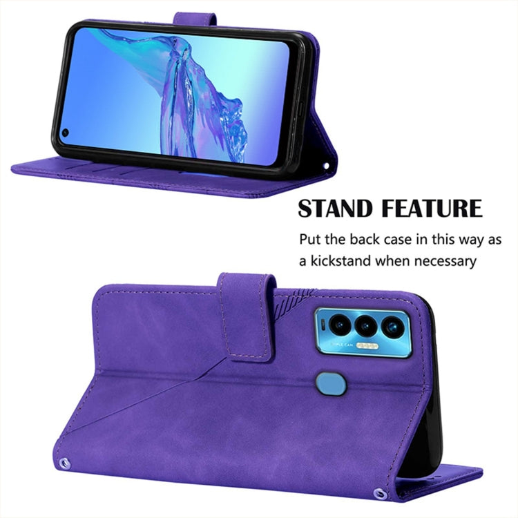 For Tecno Camon 18i Crossbody 3D Embossed Flip Leather Phone Case