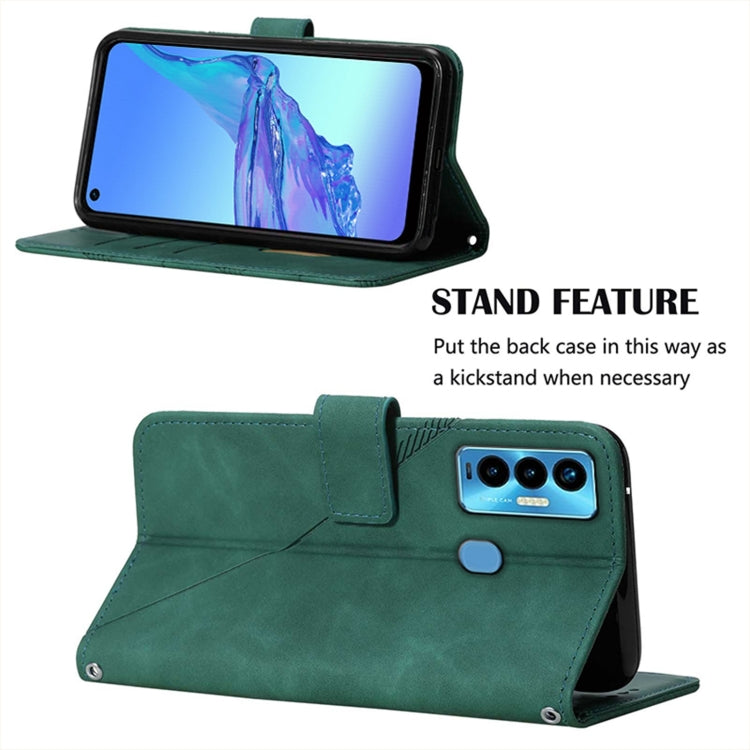 For Tecno Camon 18i Crossbody 3D Embossed Flip Leather Phone Case