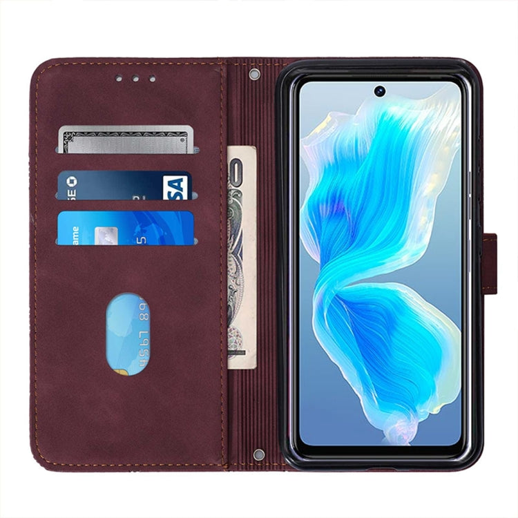 For Tecno Camon 18P Crossbody 3D Embossed Flip Leather Phone Case
