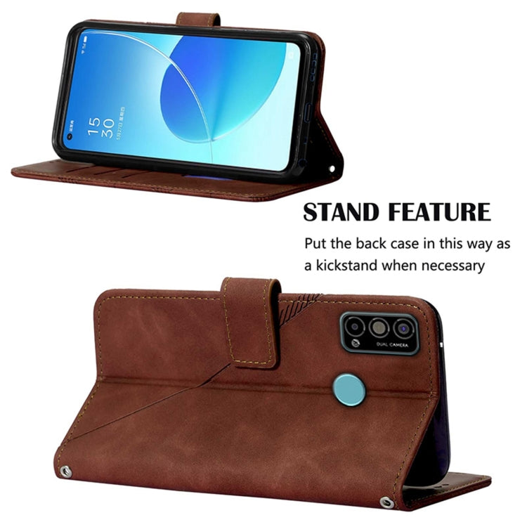 For Tecno Spark Go 2021 Crossbody 3D Embossed Flip Leather Phone Case