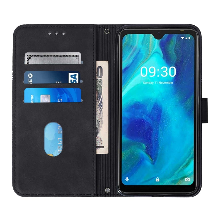 For Tecno Pop 5 Crossbody 3D Embossed Flip Leather Phone Case