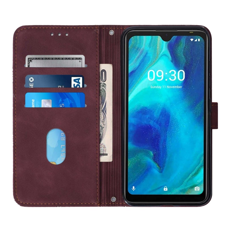For Tecno Pop 5 Crossbody 3D Embossed Flip Leather Phone Case