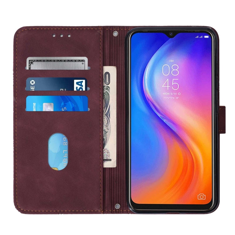 For Tecno Spark 5 Air / Spark 6 Air Crossbody 3D Embossed Flip Leather Phone Case