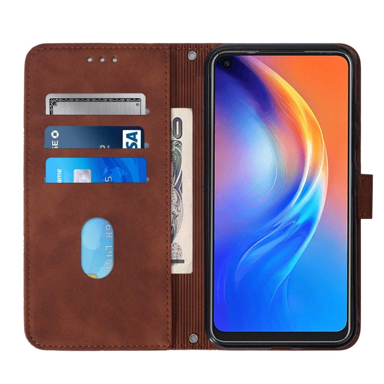 For Tecno Spark 6 Crossbody 3D Embossed Flip Leather Phone Case