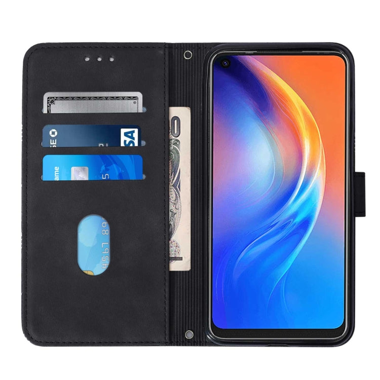For Tecno Spark 6 Crossbody 3D Embossed Flip Leather Phone Case