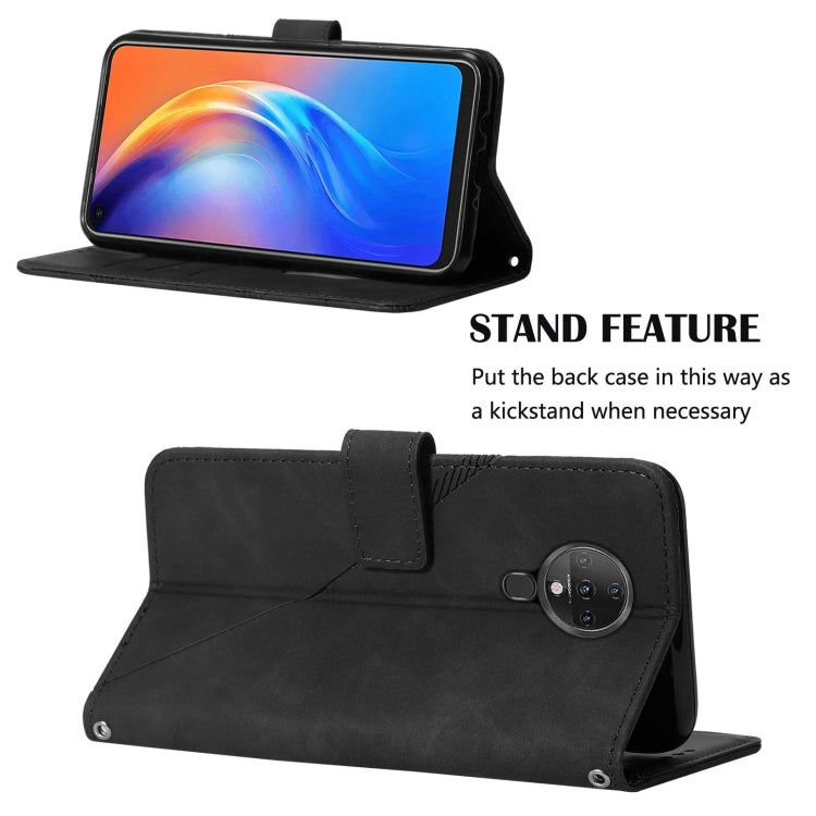 For Tecno Spark 6 Crossbody 3D Embossed Flip Leather Phone Case