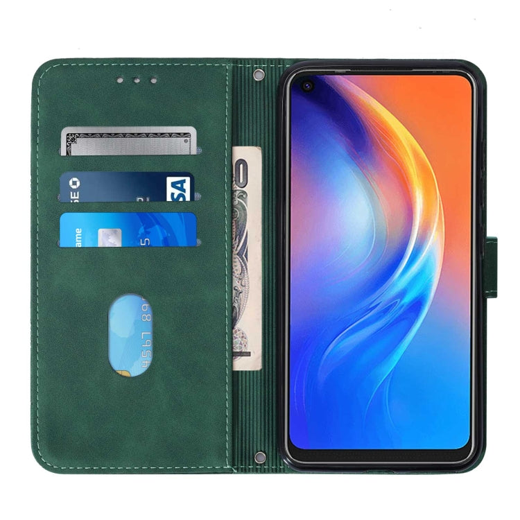 For Tecno Spark 6 Crossbody 3D Embossed Flip Leather Phone Case