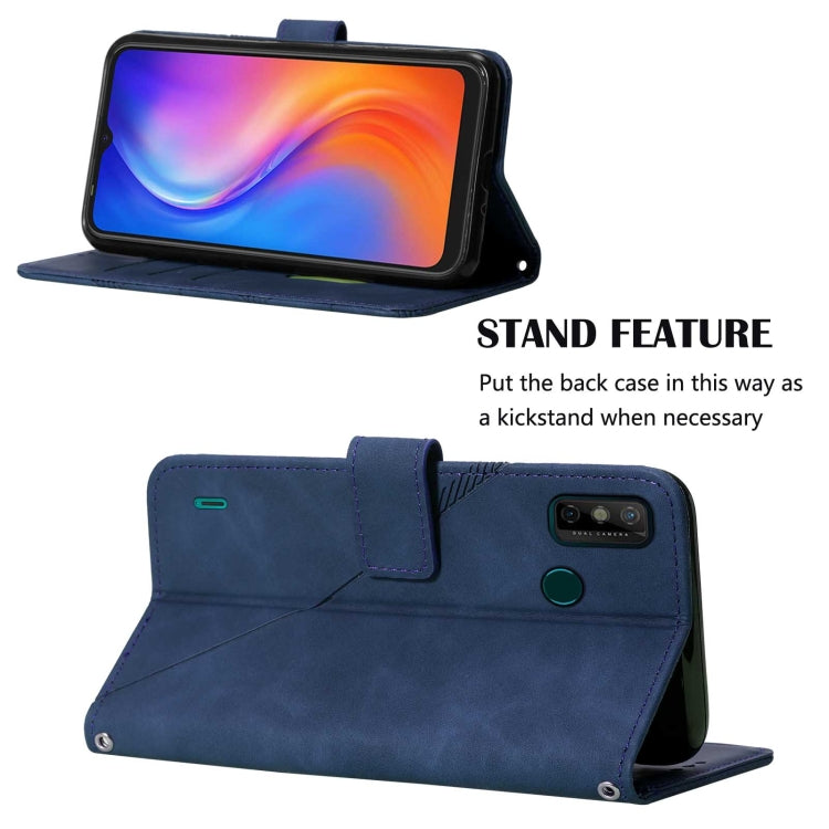For Tecno Spark 6 Go Crossbody 3D Embossed Flip Leather Phone Case