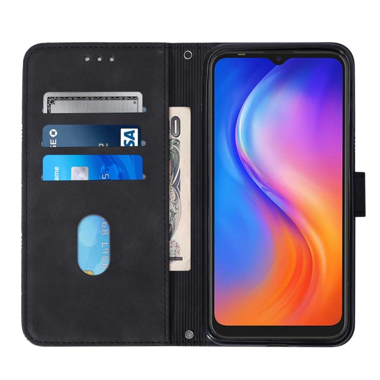 For Tecno Spark 6 Go Crossbody 3D Embossed Flip Leather Phone Case