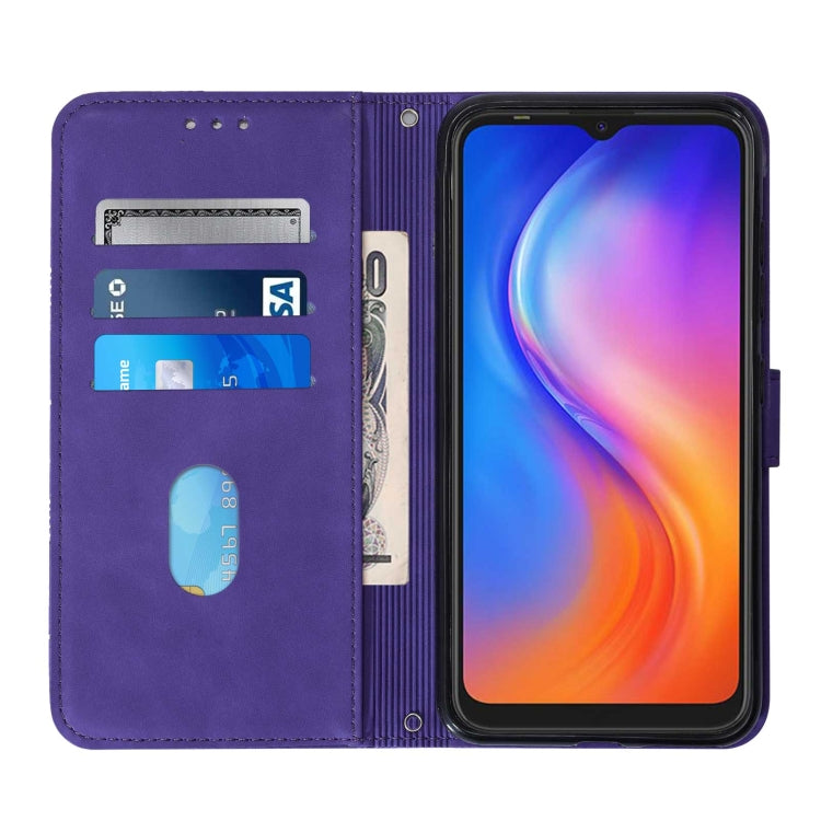 For Tecno Spark 6 Go Crossbody 3D Embossed Flip Leather Phone Case