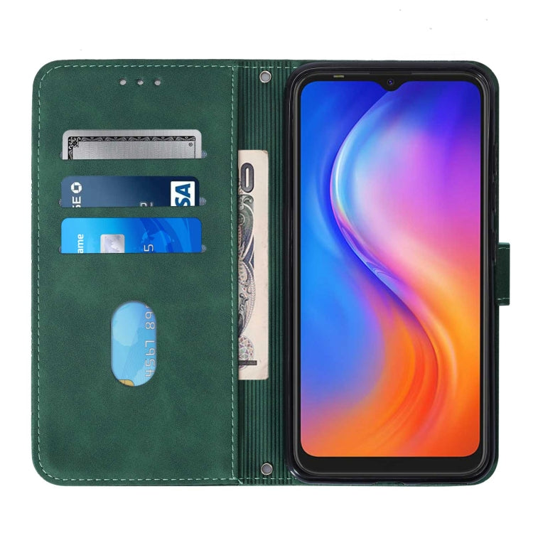 For Tecno Spark 6 Go Crossbody 3D Embossed Flip Leather Phone Case