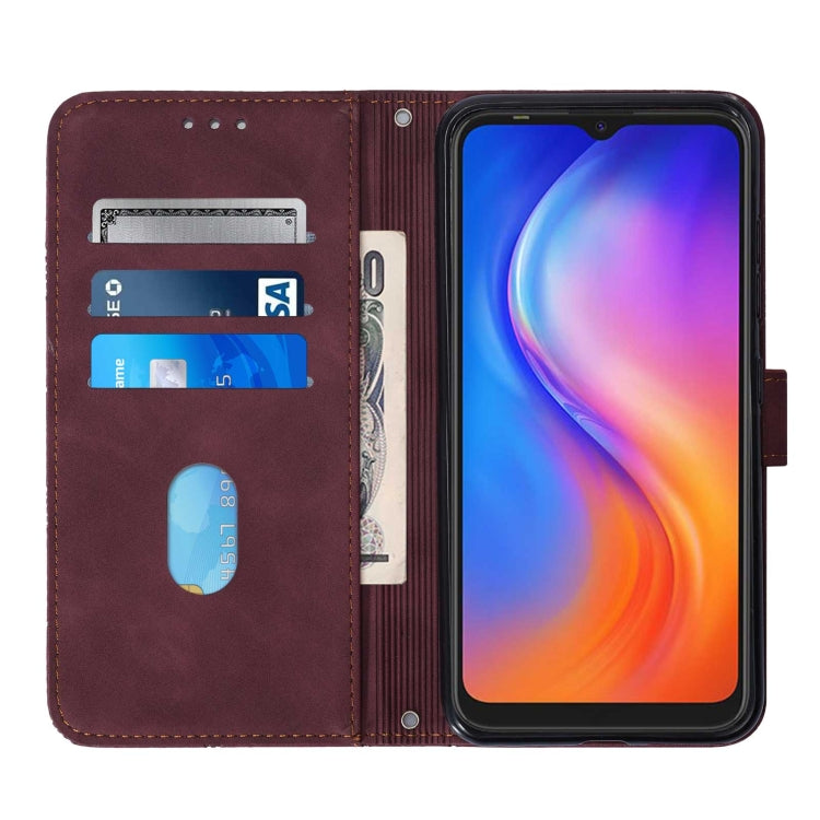 For Tecno Spark 6 Go Crossbody 3D Embossed Flip Leather Phone Case