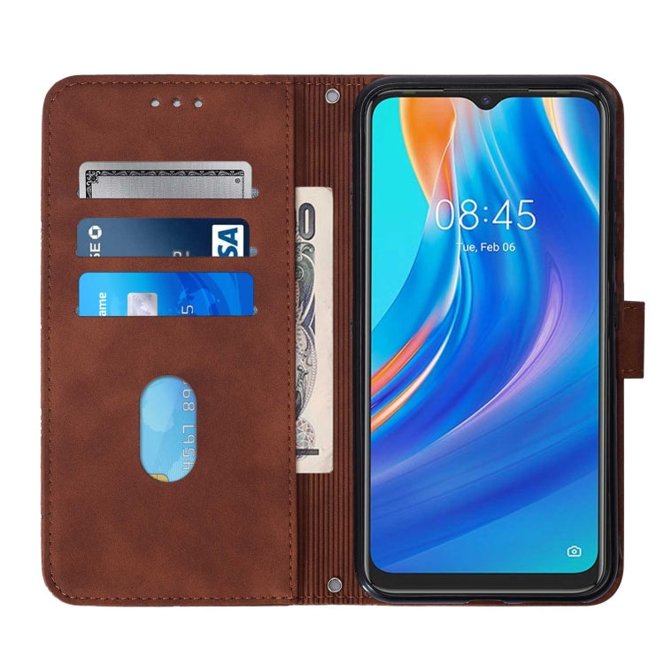 For Tecno Spark 7 Crossbody 3D Embossed Flip Leather Phone Case