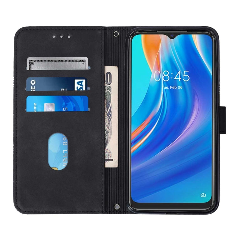 For Tecno Spark 7 Crossbody 3D Embossed Flip Leather Phone Case