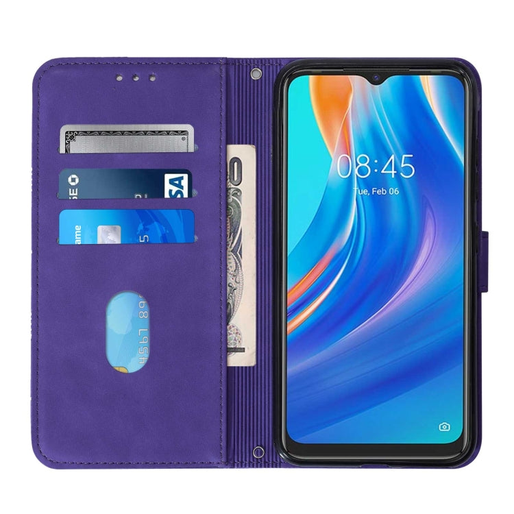 For Tecno Spark 7 Crossbody 3D Embossed Flip Leather Phone Case
