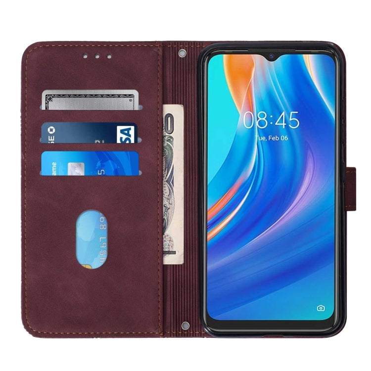 For Tecno Spark 7 Crossbody 3D Embossed Flip Leather Phone Case