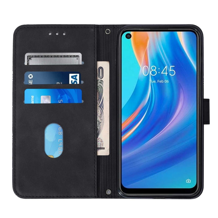 For Tecno Spark 7 Pro Crossbody 3D Embossed Flip Leather Phone Case